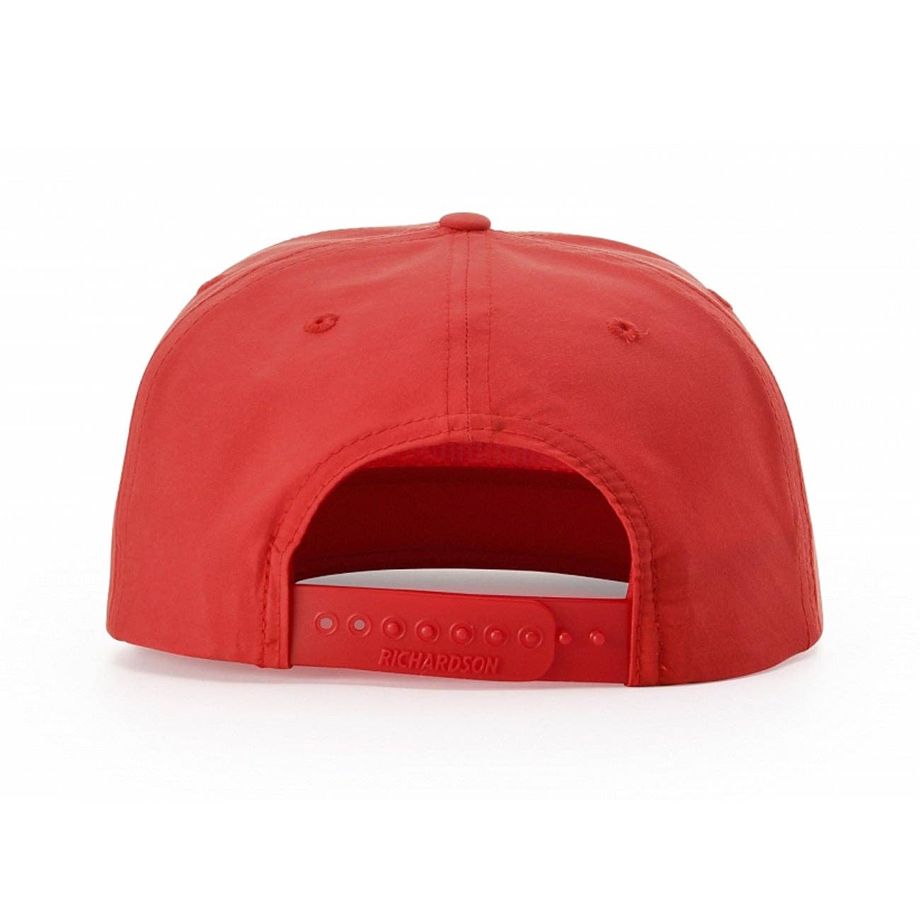 Richardson 256 Grandpa Pinch 5-Panel Hat, Rope Cap, Umpqua: Red/White