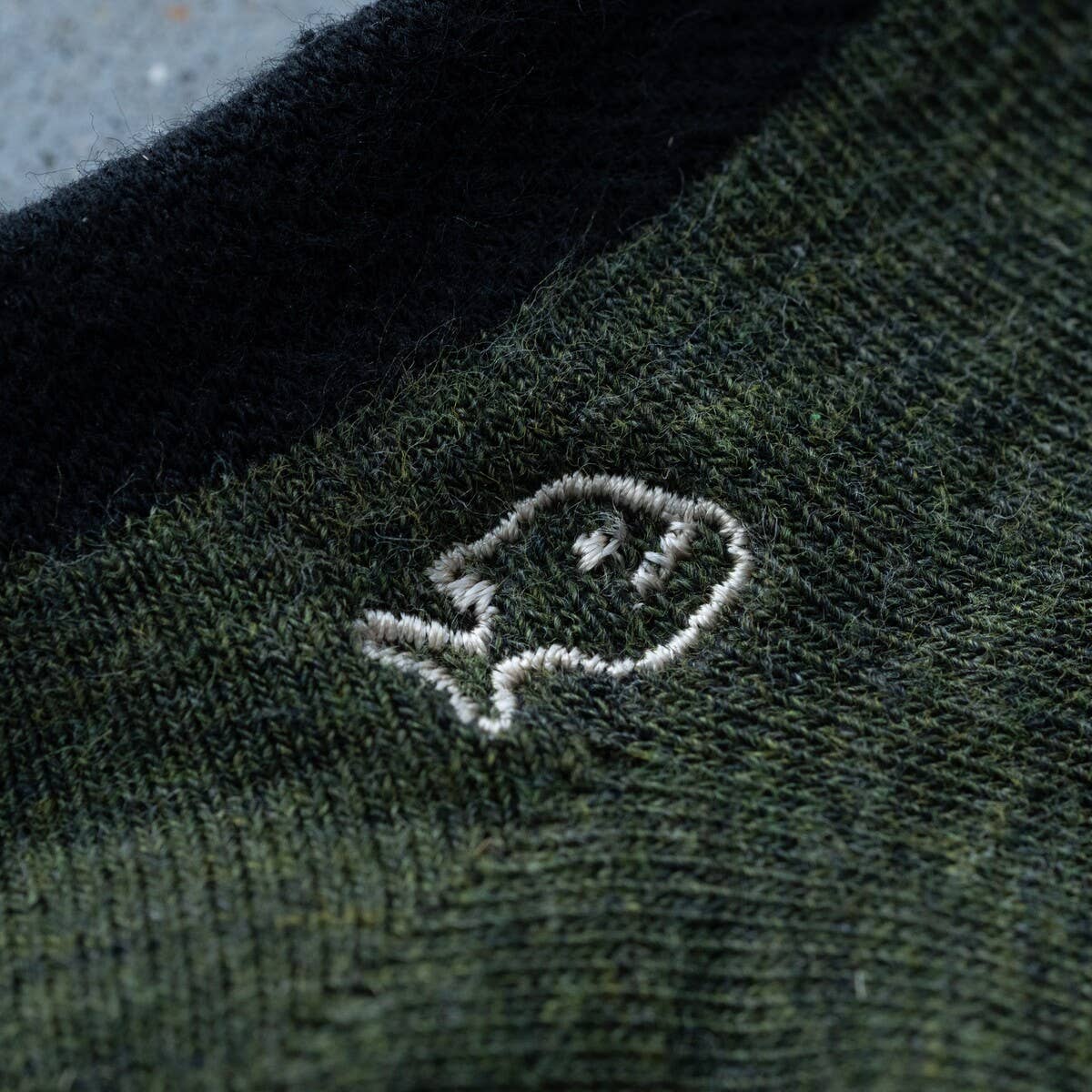 Plain kakhi combed cotton ankle socks