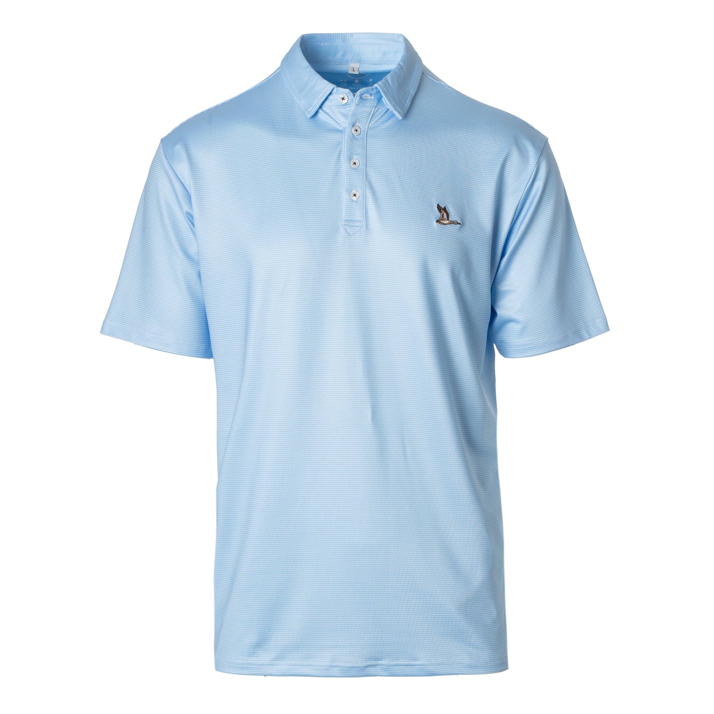 Roost Mallard Polo (RW-144): Aqua/White / L