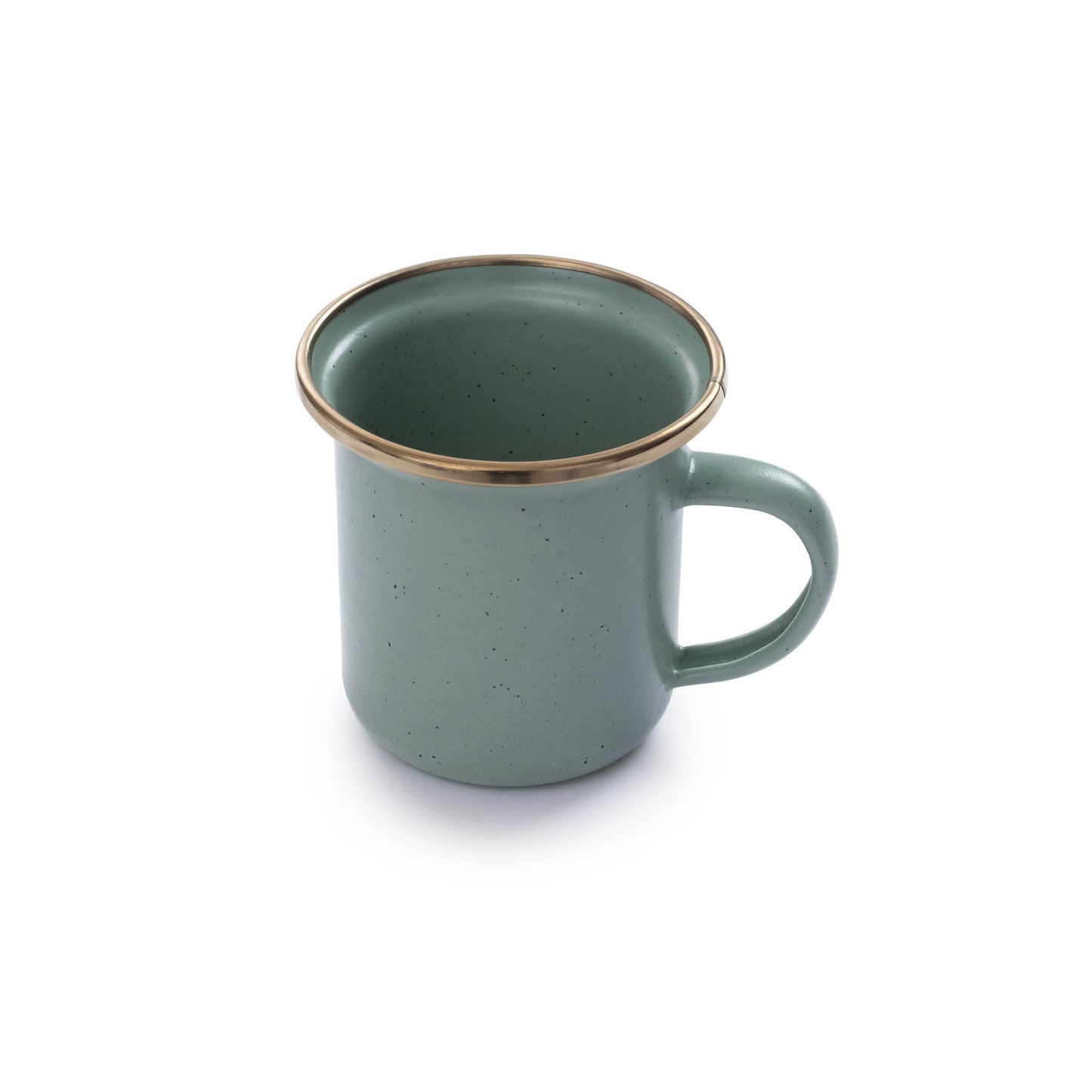 Enamel Espresso Cup (Set of 2): Slate Grey