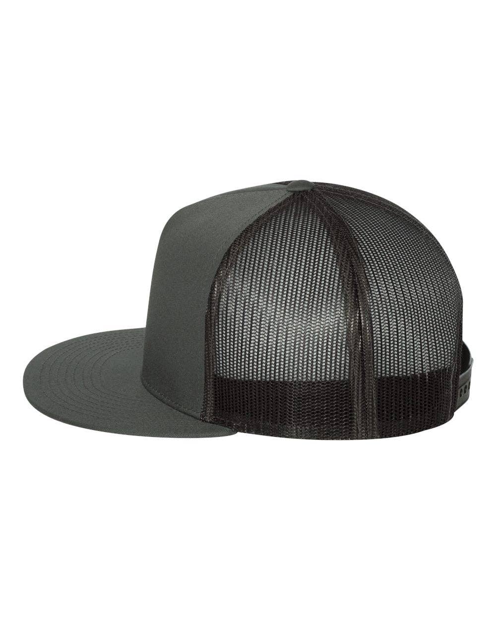 YP Classics®, Yupoong 6006 - Flat Bill Trucker Cap - 6006: White