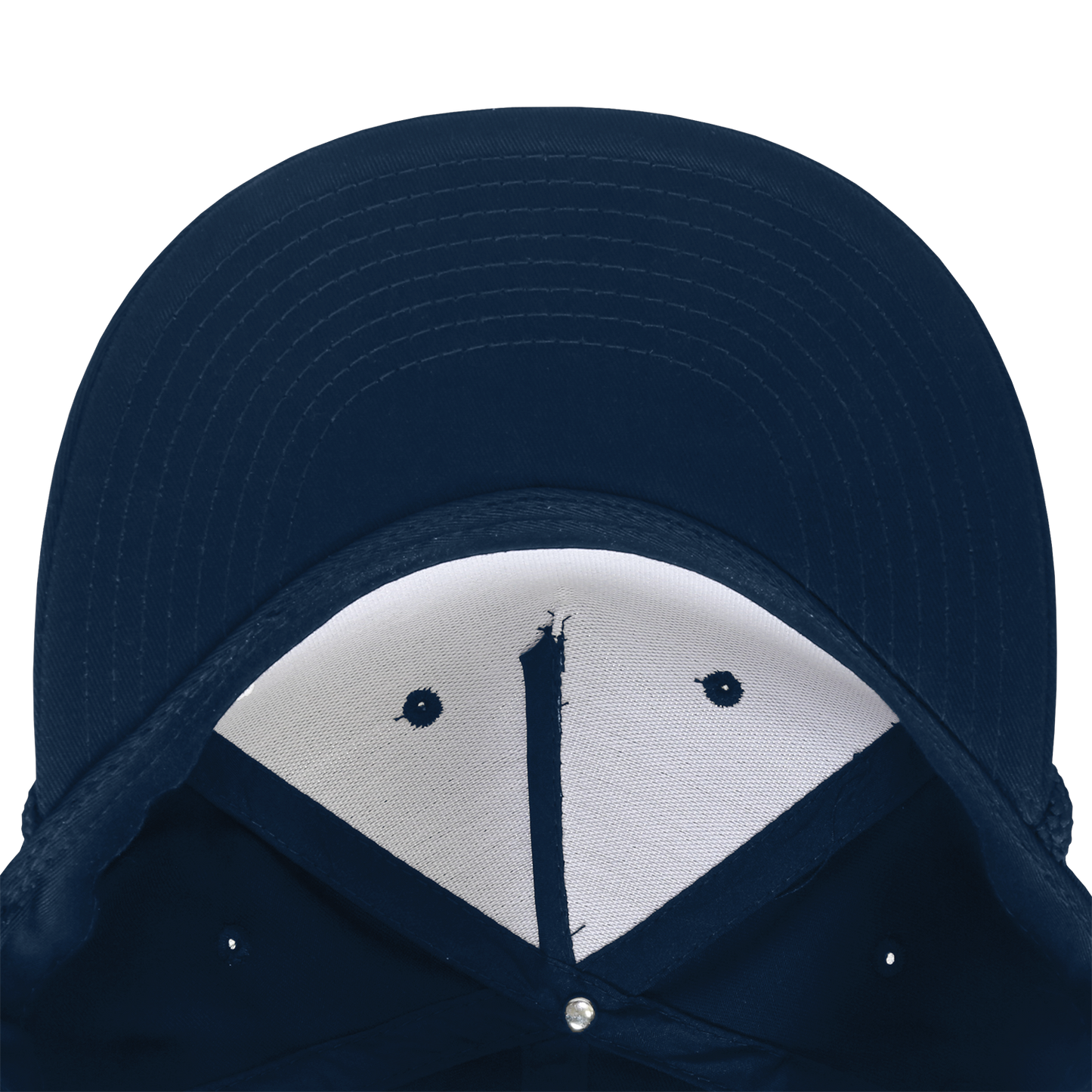 Decky 1041 - Classic Flat Bill Golf Hat with Rope, Snapback: Black
