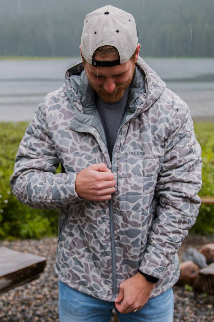 Puffer Jacket - Classic Deer Camo: XLarge