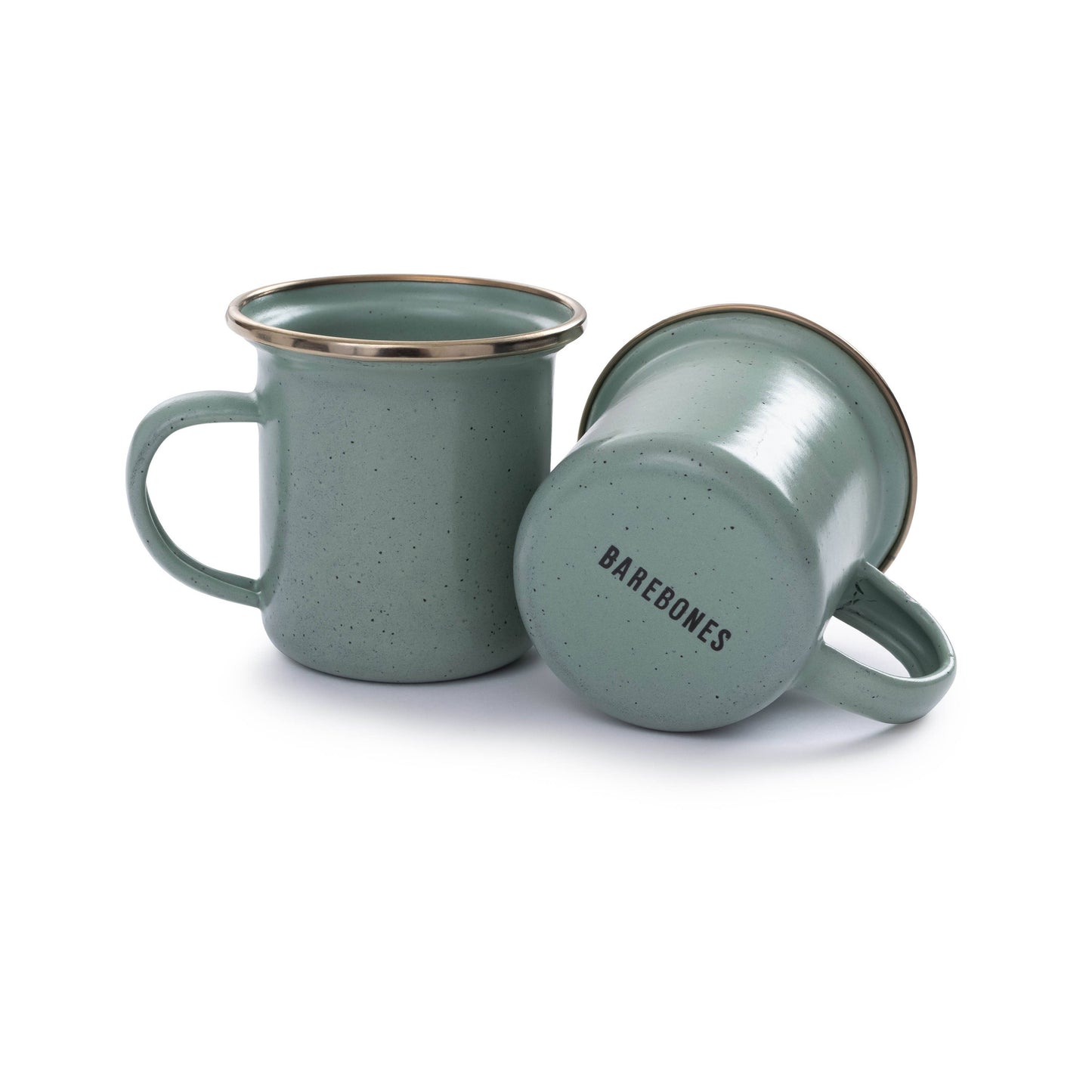 Enamel Espresso Cup (Set of 2): Slate Grey
