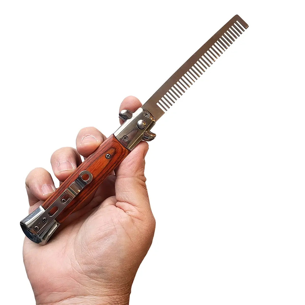 The Switchblade Comb