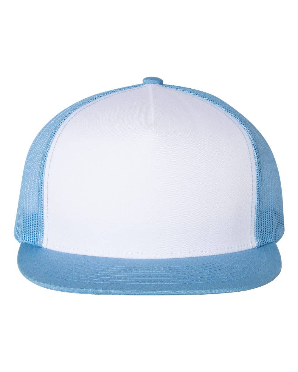 YP Classics®, Yupoong 6006 - Flat Bill Trucker Cap - 6006: White