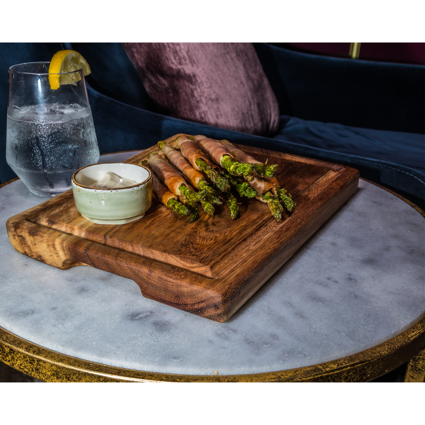 Square End Charcuterie Board - Live Edge - Cutting Board: Large 18x12"