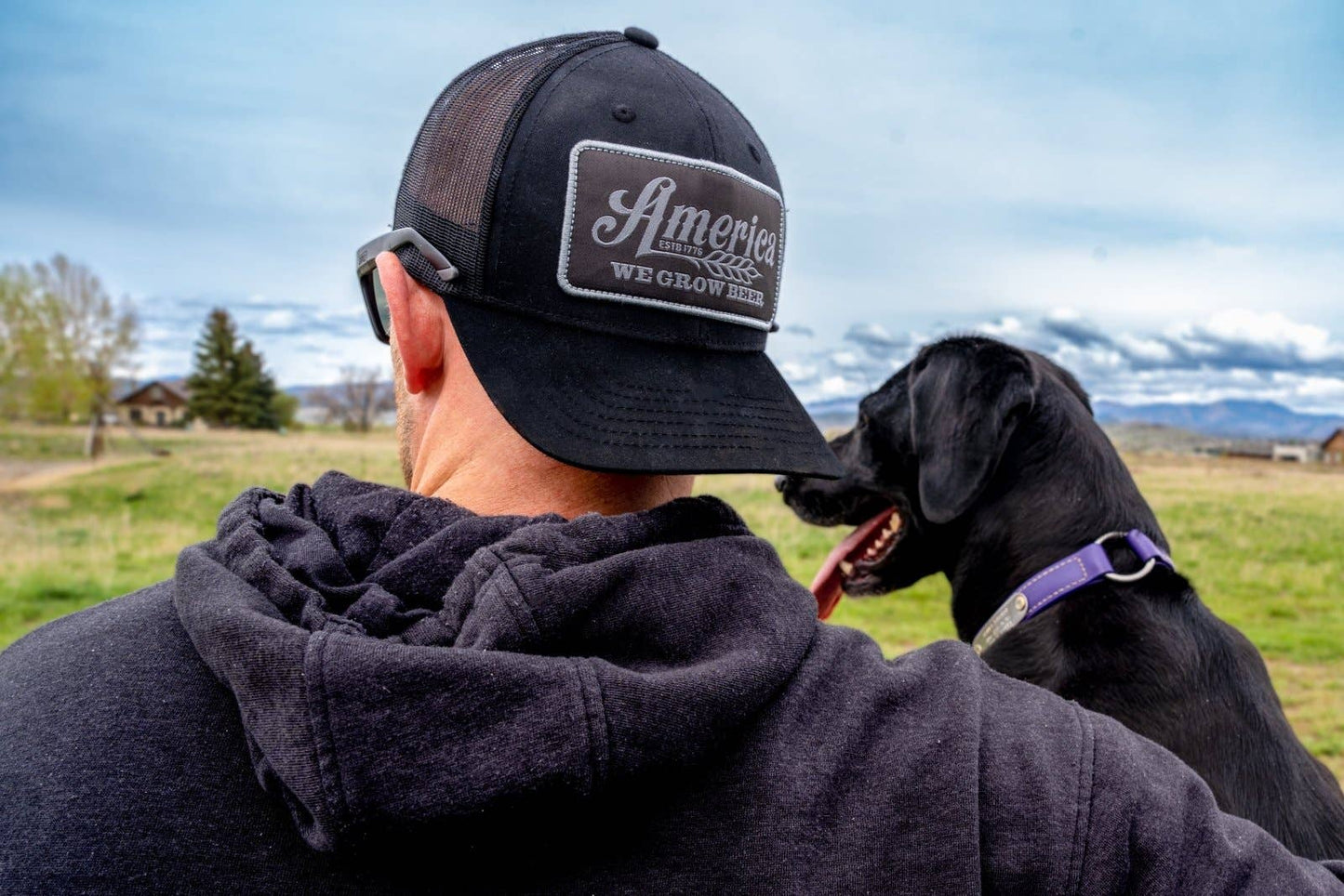We Grow Beer Hat-Black
