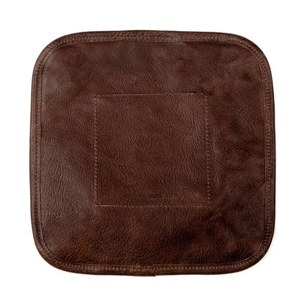 Campaign Waxed Canvas Desk Caddy: Hickory / Navy