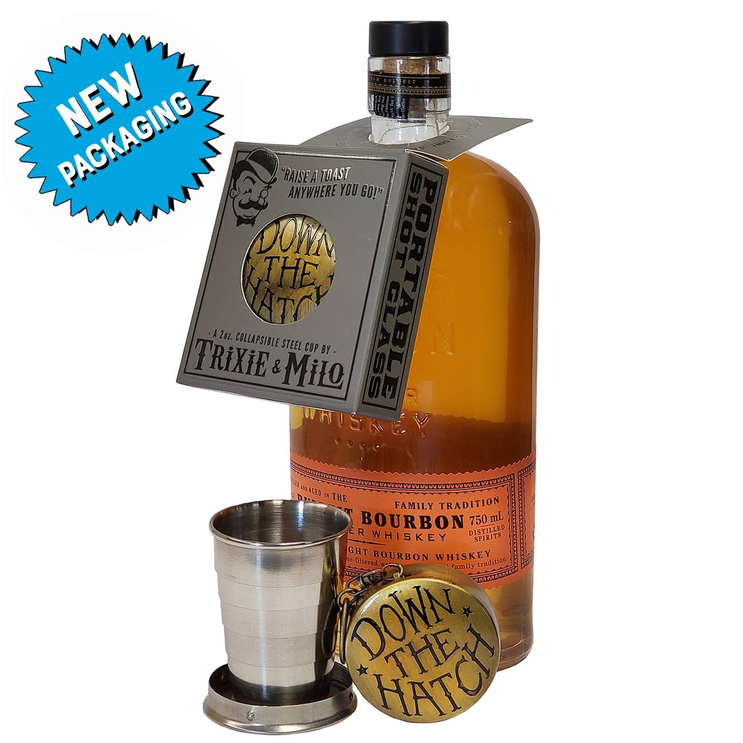 Down the Hatch Collapsible shot Glass