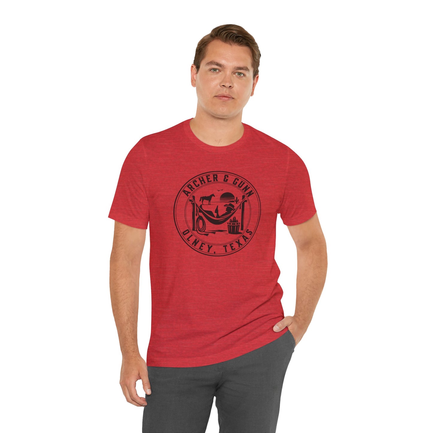 Relaxing Cowboy Short Sleeve Tee