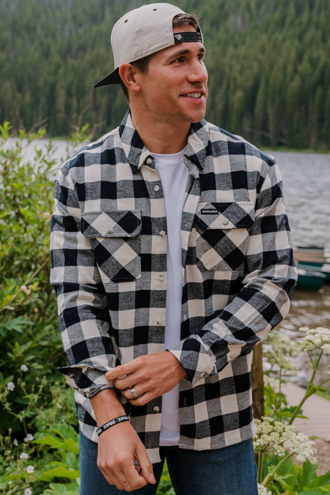 Flannel Shirt - Black Buffalo: Large