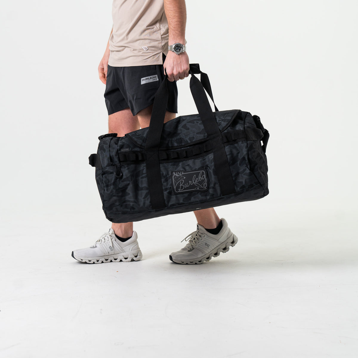 BURLEBO Duffle-Black Camo