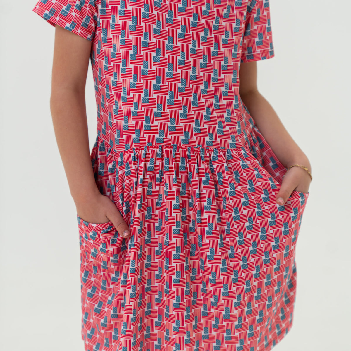 Youth Moxie Dress - American Flag