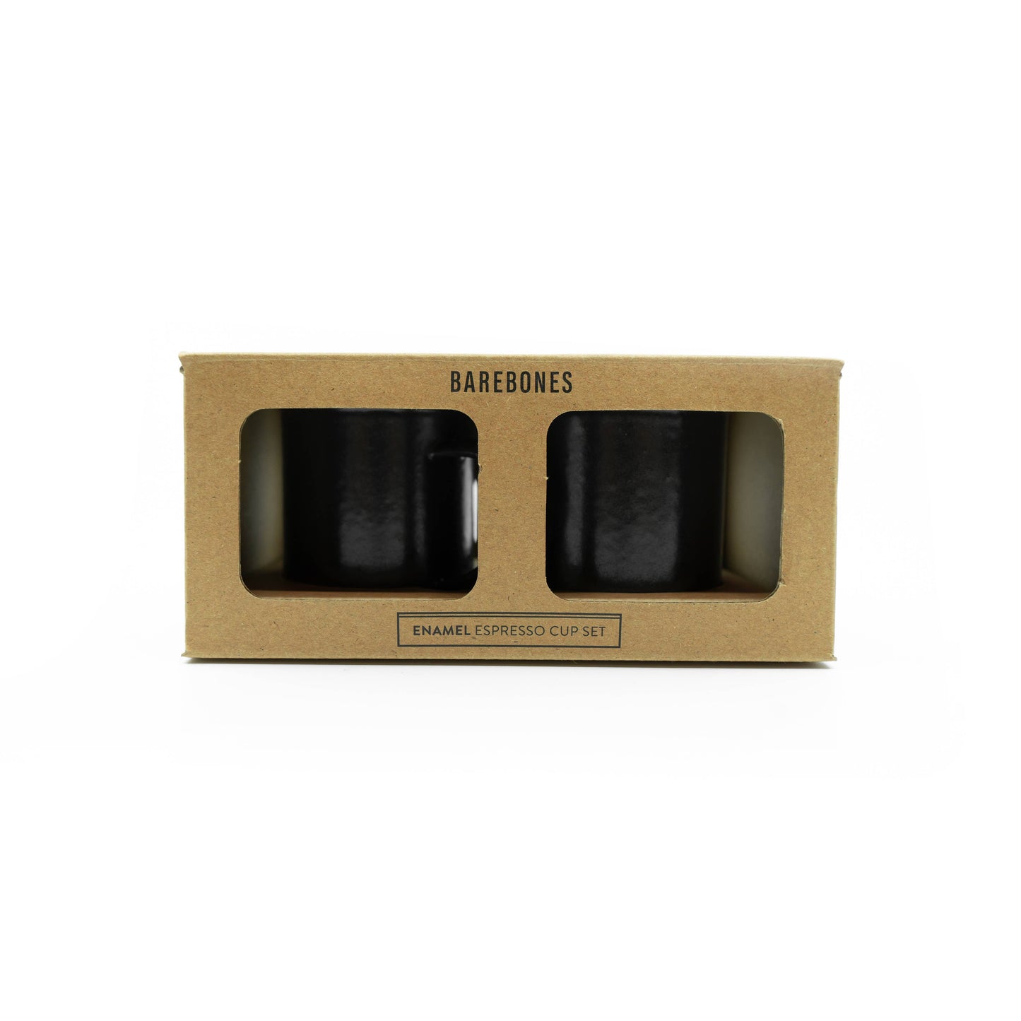Enamel Espresso Cup (Set of 2): Slate Grey