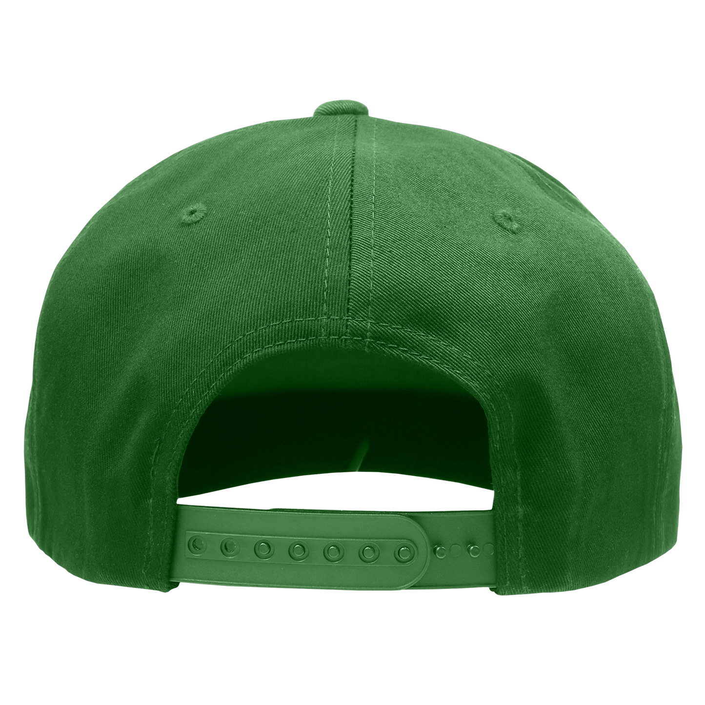 Decky 1041 - Classic Flat Bill Golf Hat with Rope, Snapback: Black