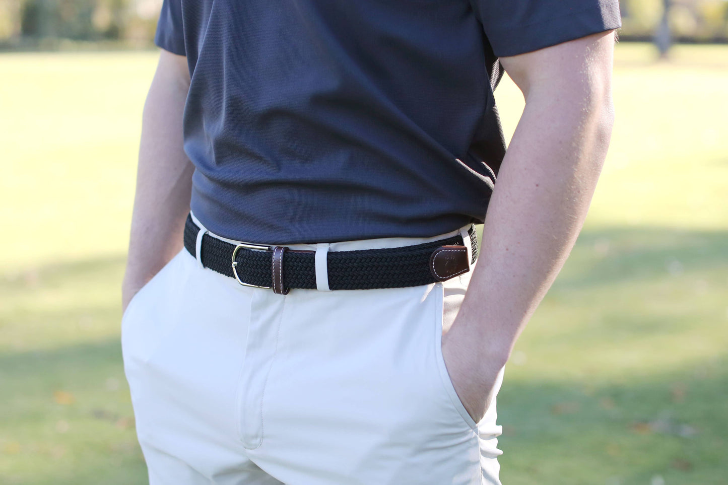 The Bethpage Woven Stretch Belt: Small