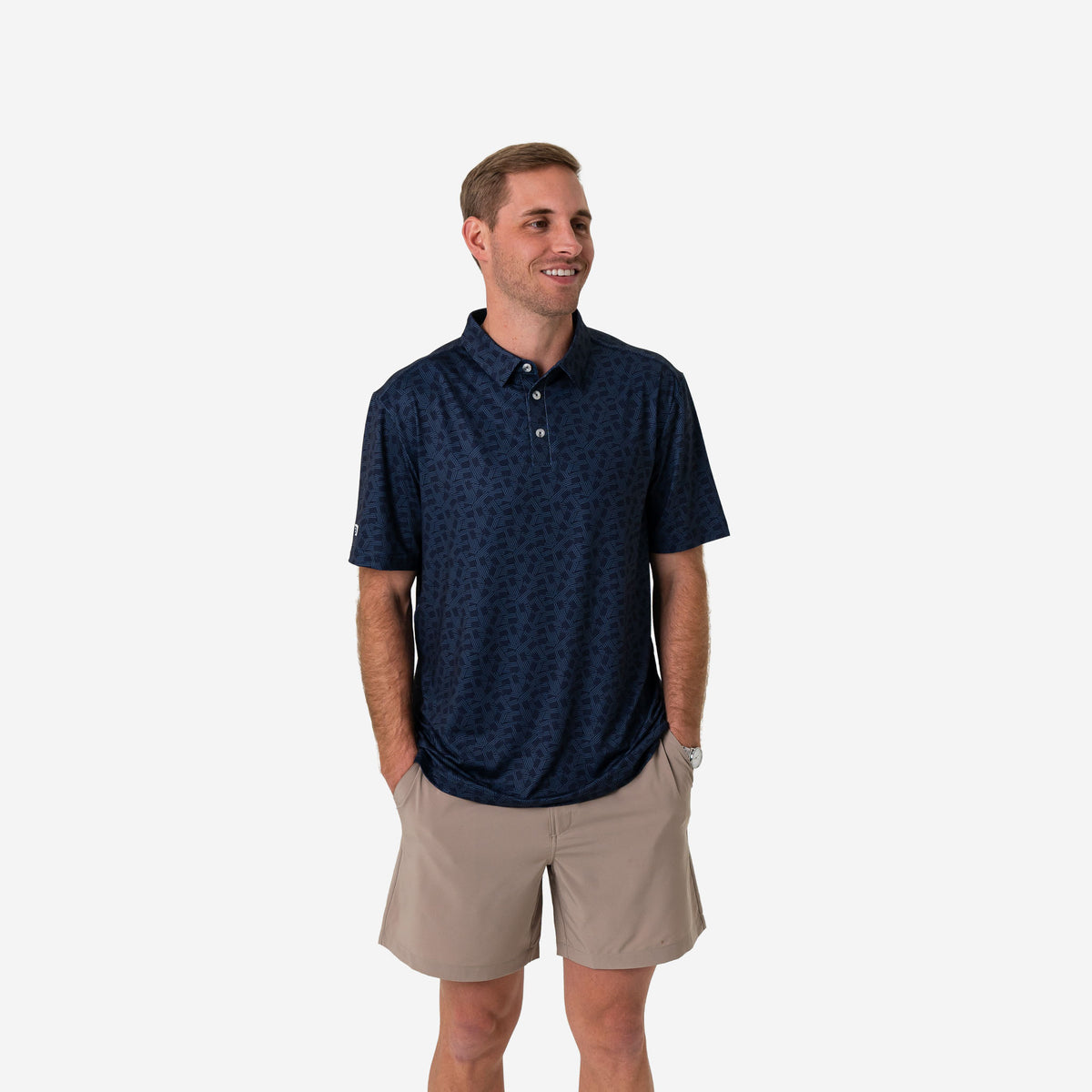 Performance Polo - Stars and Stripes - Navy