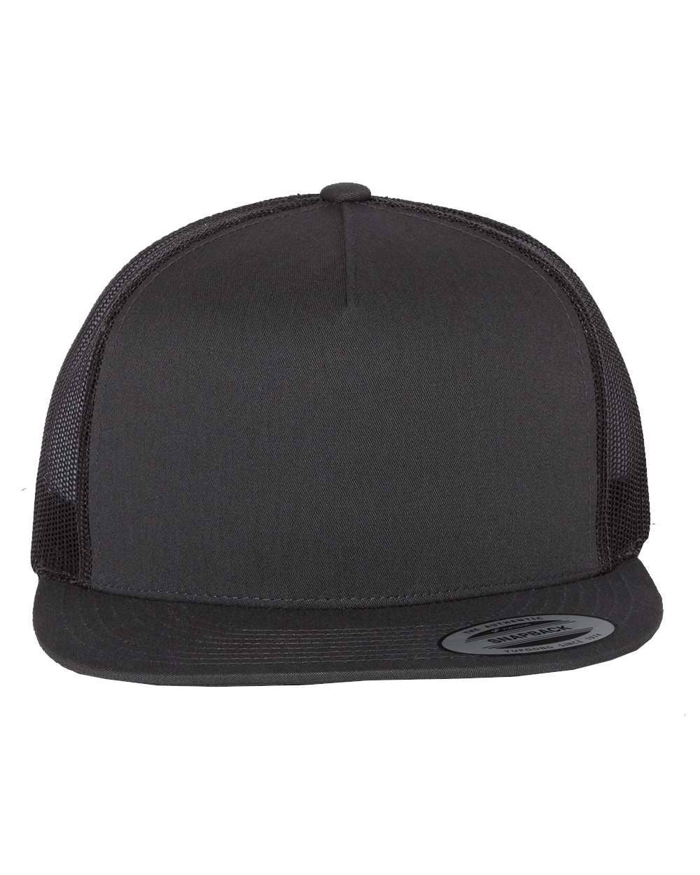 YP Classics®, Yupoong 6006 - Flat Bill Trucker Cap - 6006: White