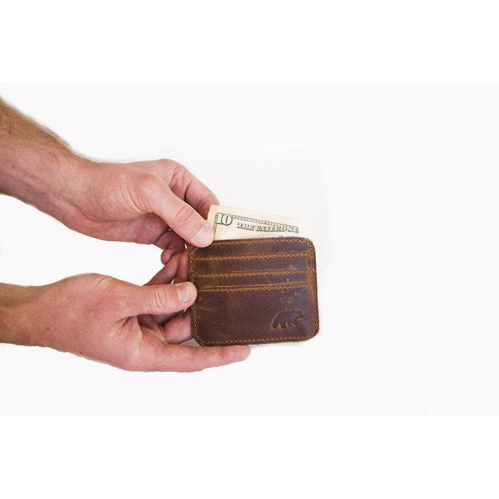 Kenai Minimalist Wallet: Antique Brown