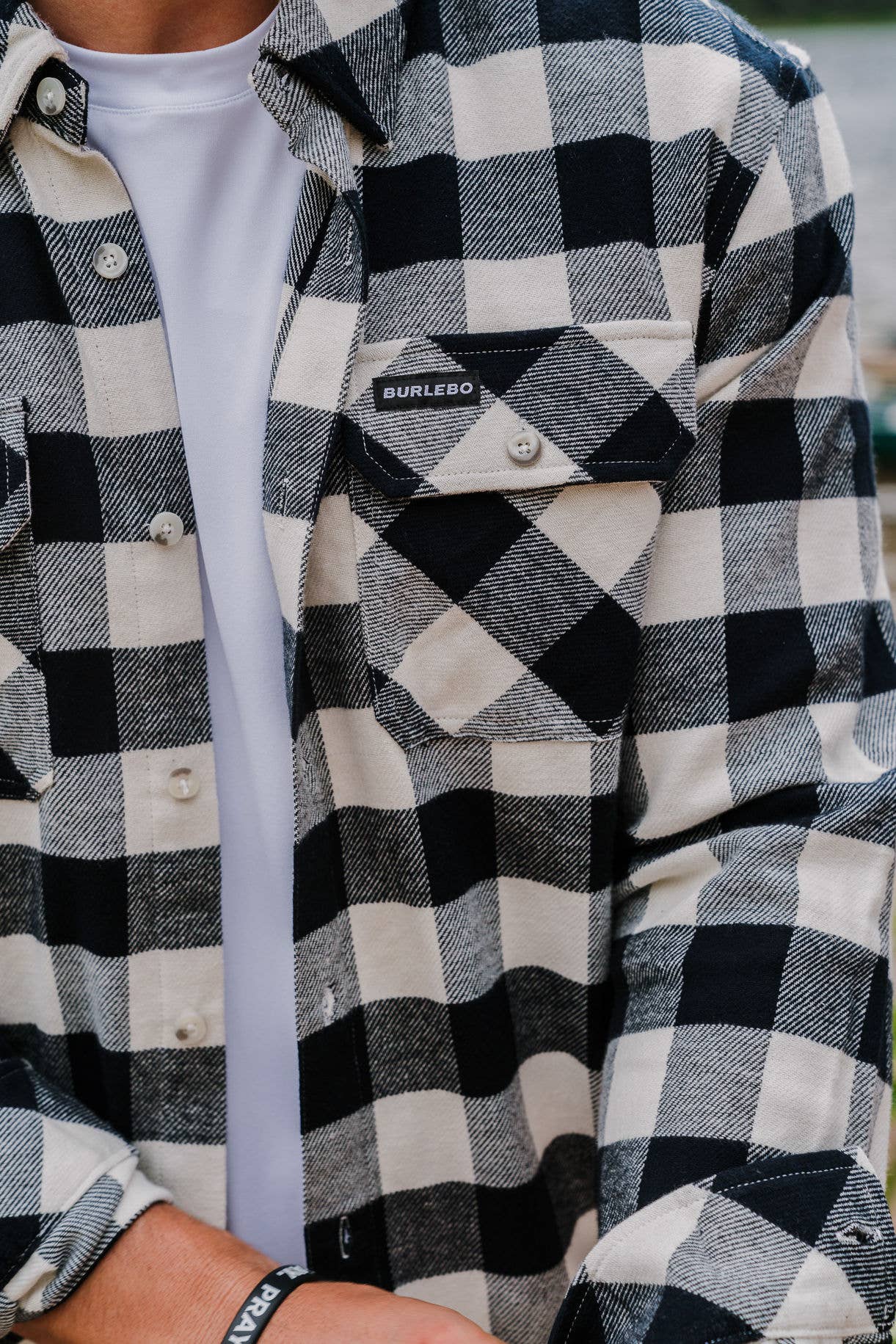 Flannel Shirt - Black Buffalo: Large