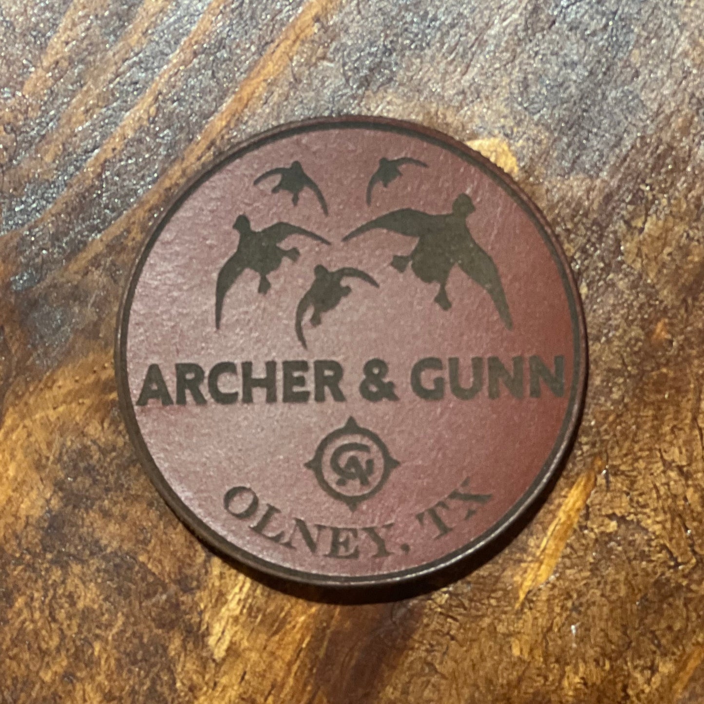 Archer & Gunn Leather Patch Hat - Decky Rope Black/White - Multiple Patch Options