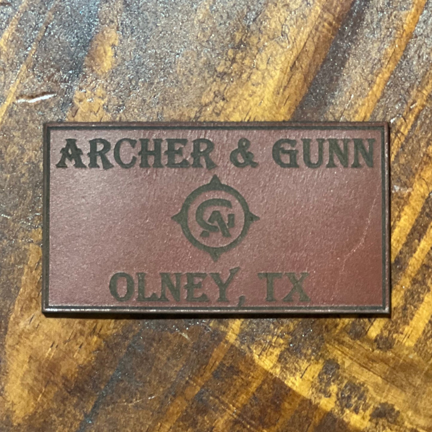 Archer & Gunn Leather Patch Hat - Decky Rope Black/White - Multiple Patch Options