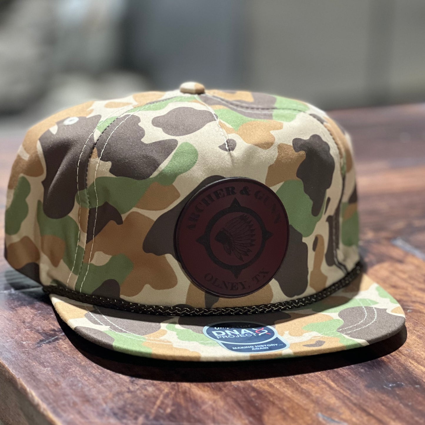 Archer & Gunn Leather Patch Hat - Imperial Camo