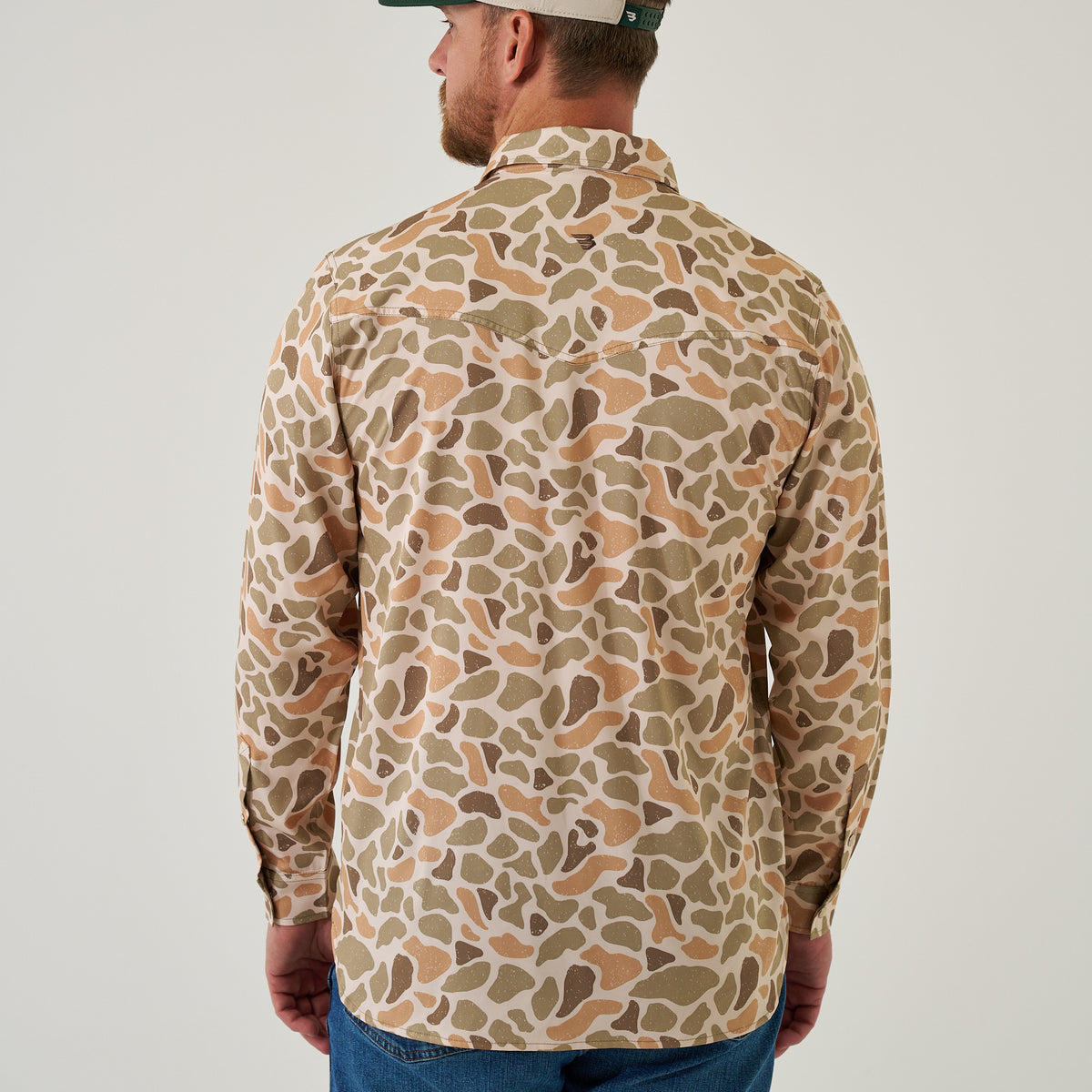 Long Sleeve Performance Western Shirt-Venado Camo