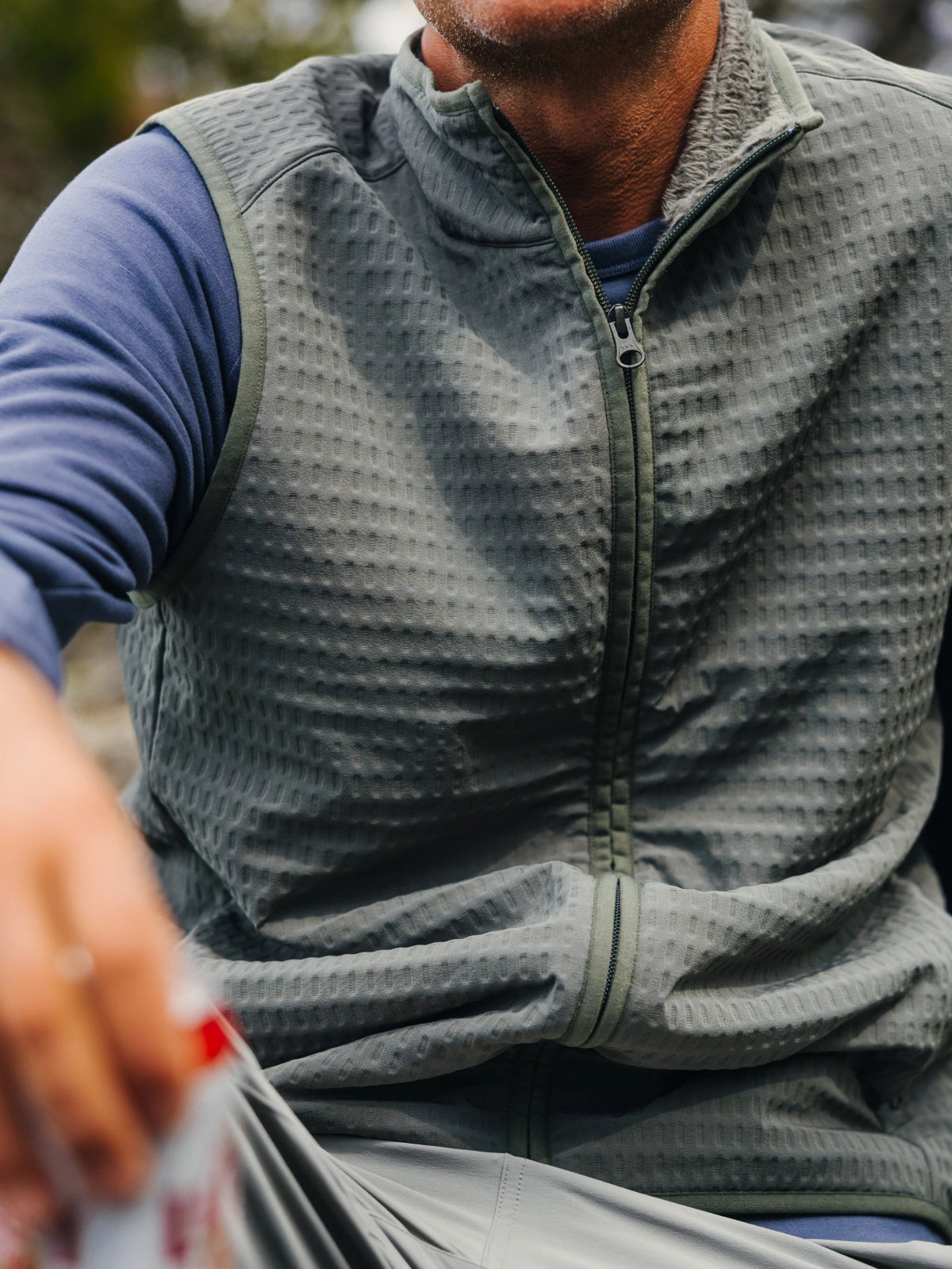 Men's Gridback Fleece Vest