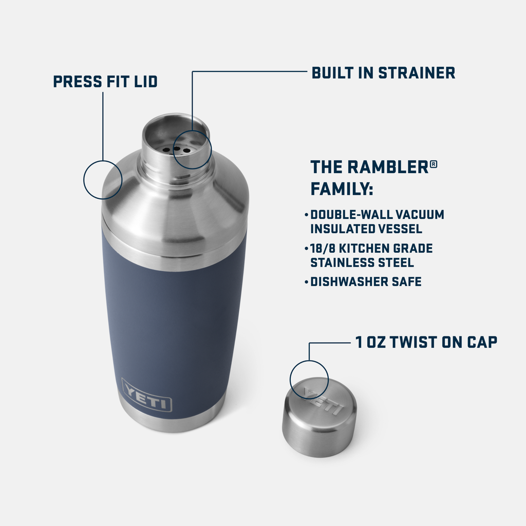 20 OZ COCKTAIL SHAKER - CAMP GREEN