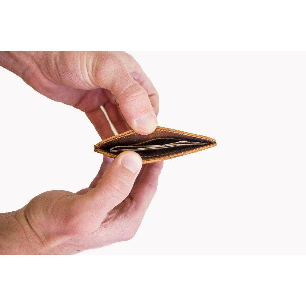 Kenai Minimalist Wallet: Antique Brown