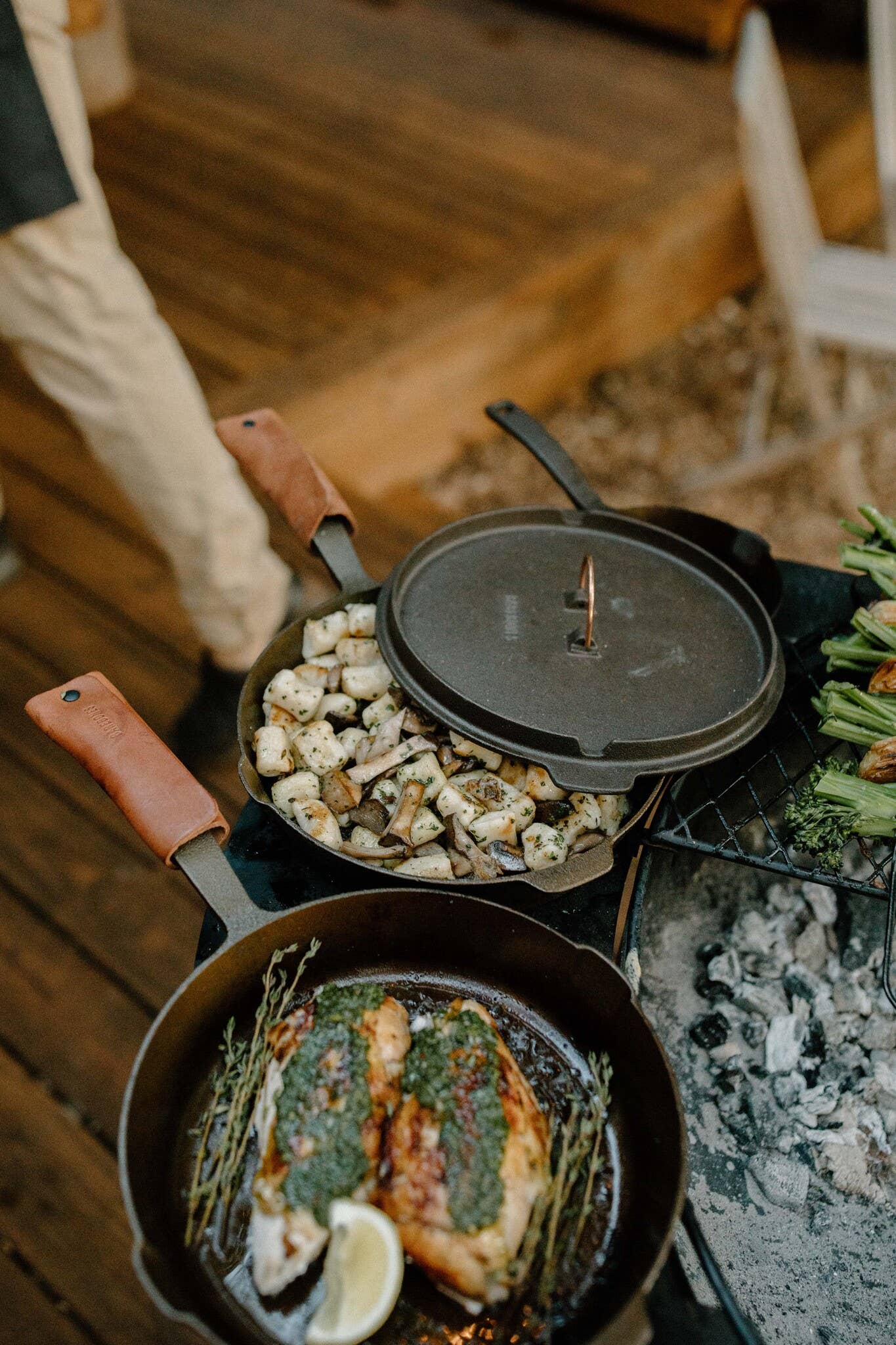 All-In-One Cast Iron Skillet: 12"