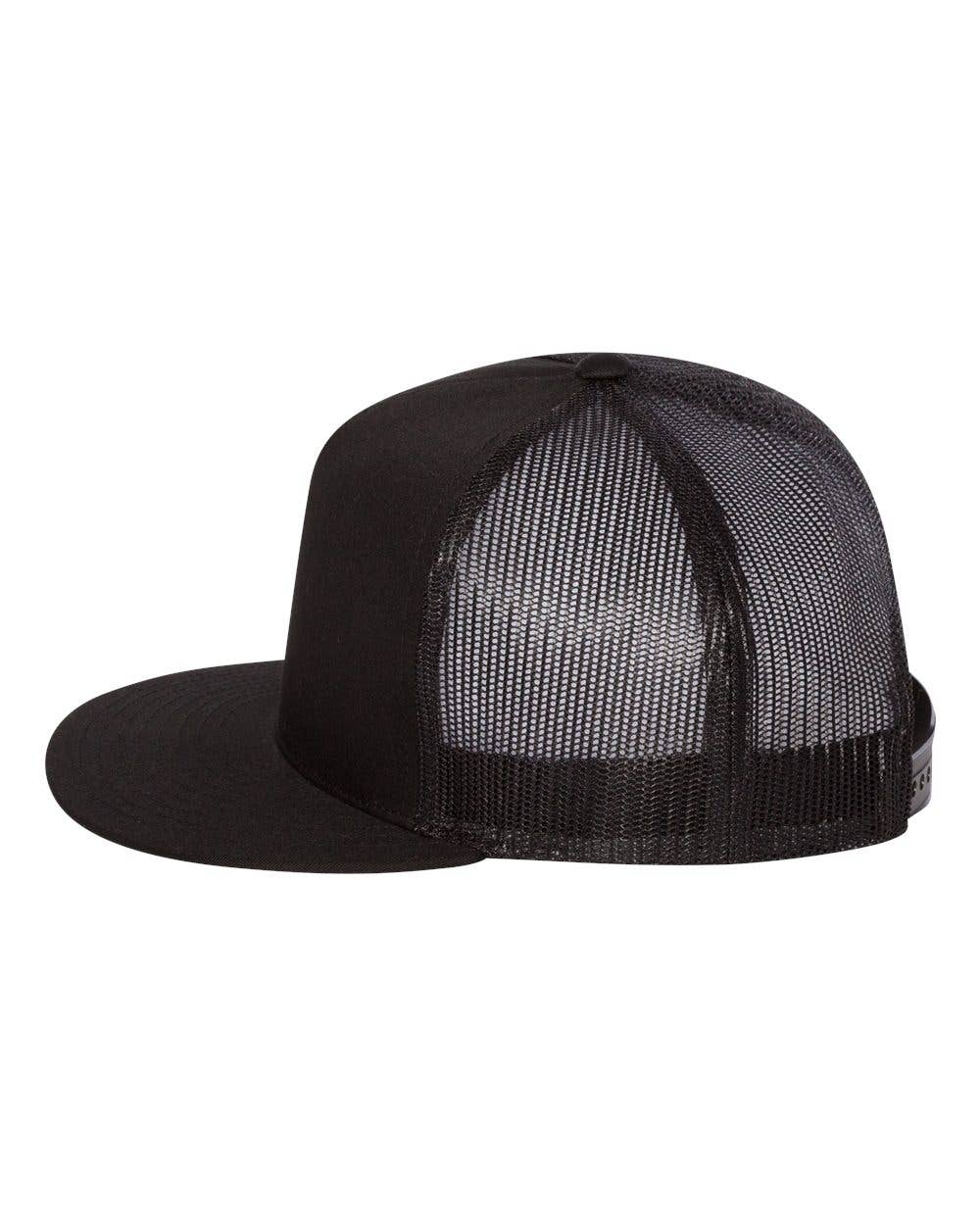 YP Classics®, Yupoong 6006 - Flat Bill Trucker Cap - 6006: White