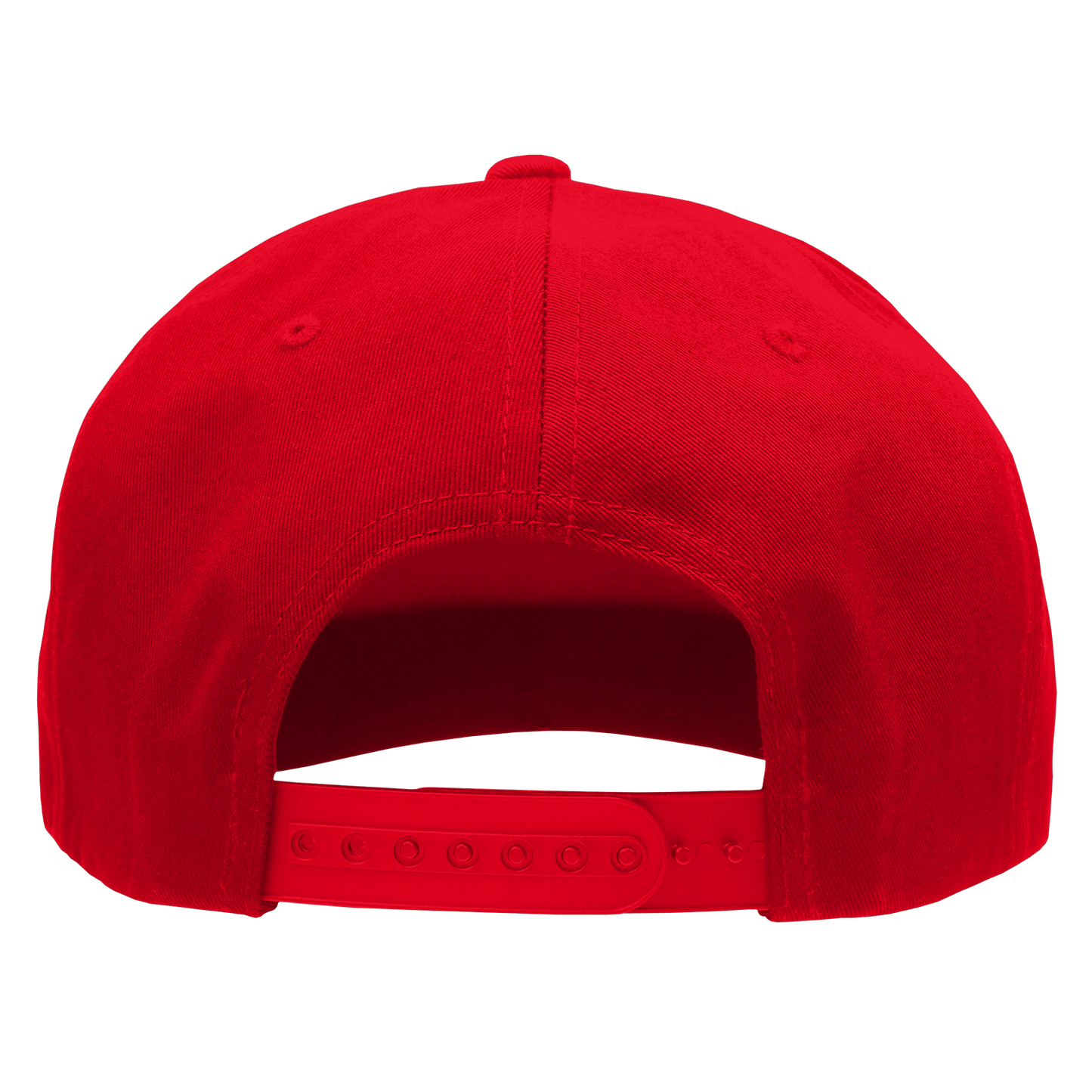 Decky 1041 - Classic Flat Bill Golf Hat with Rope, Snapback: Black
