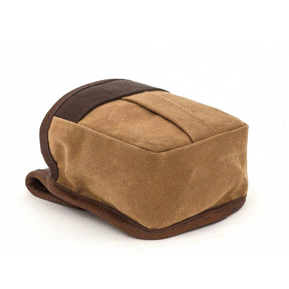 White Wing Waxed Canvas Hunting Single Belt Pouch: Vintage Camo / Smoke