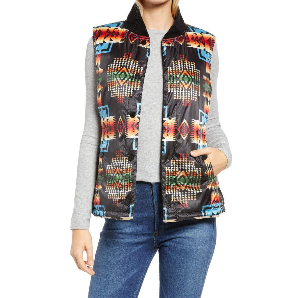 Elk Point Reversible Vest - Black Ground