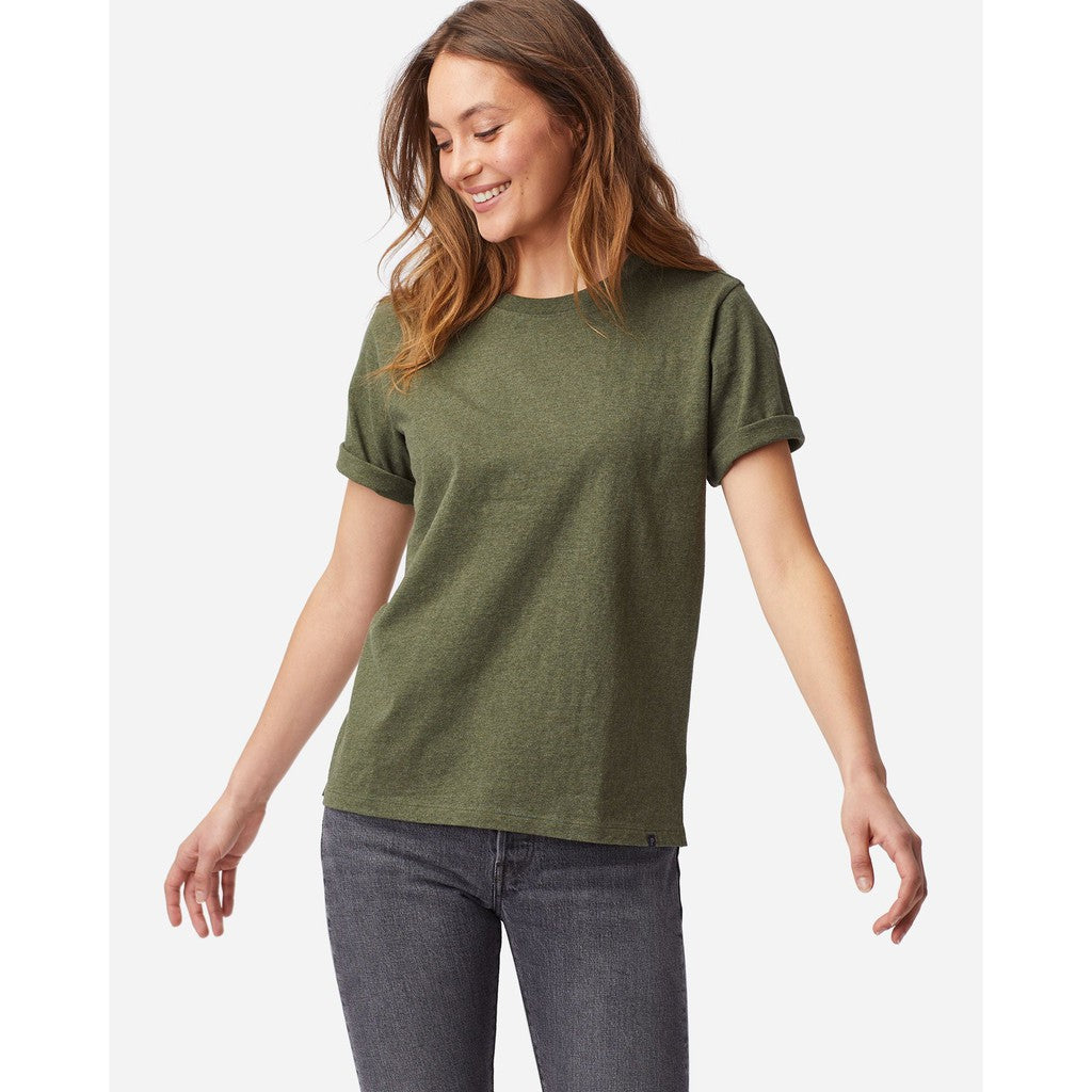 Women's Deschutes Tee - Olive Heather