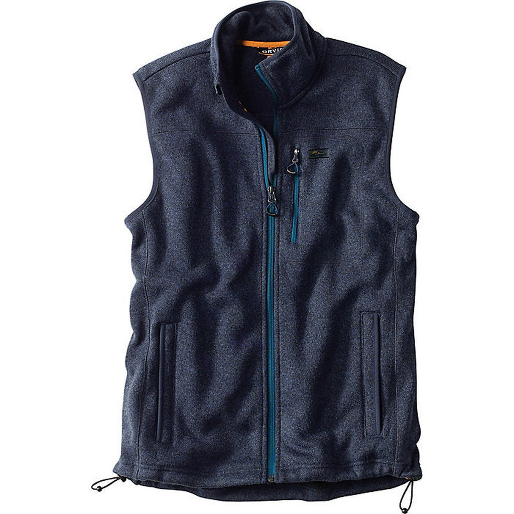 Recycled Sweater Fleece Vest - Ink