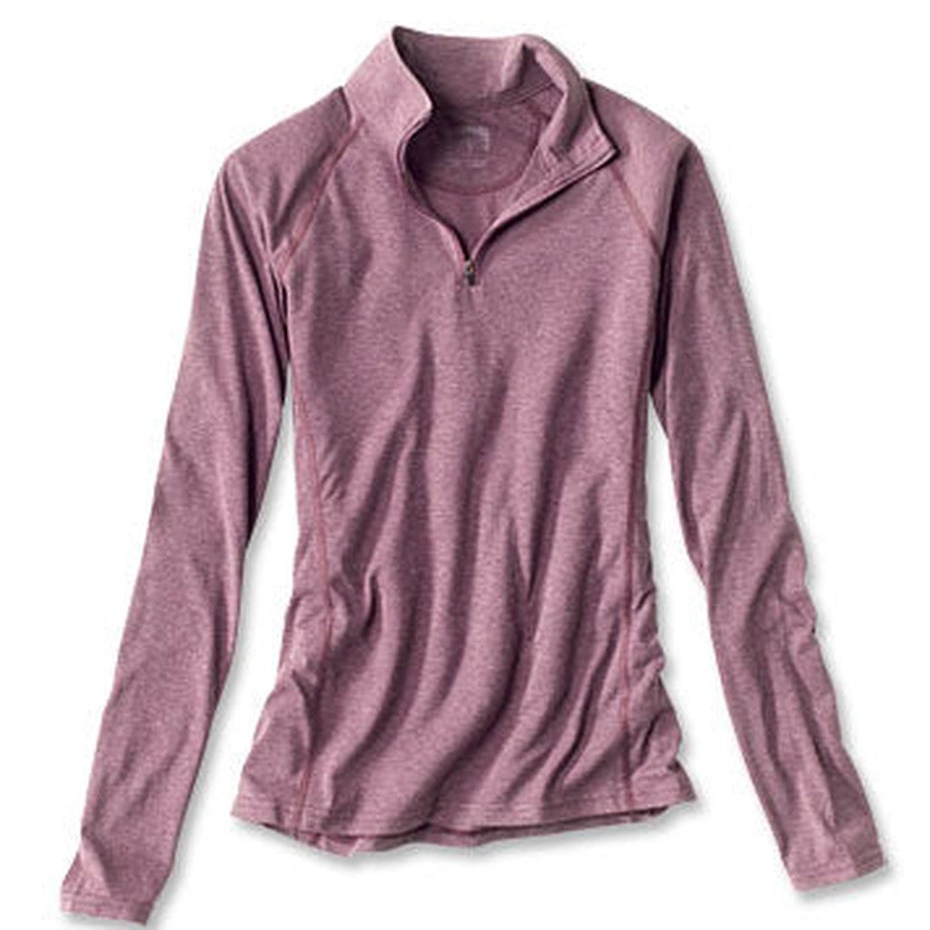 WOMEN'S DRIRELEASE CASTING 1/4 ZIP - Blackberry
