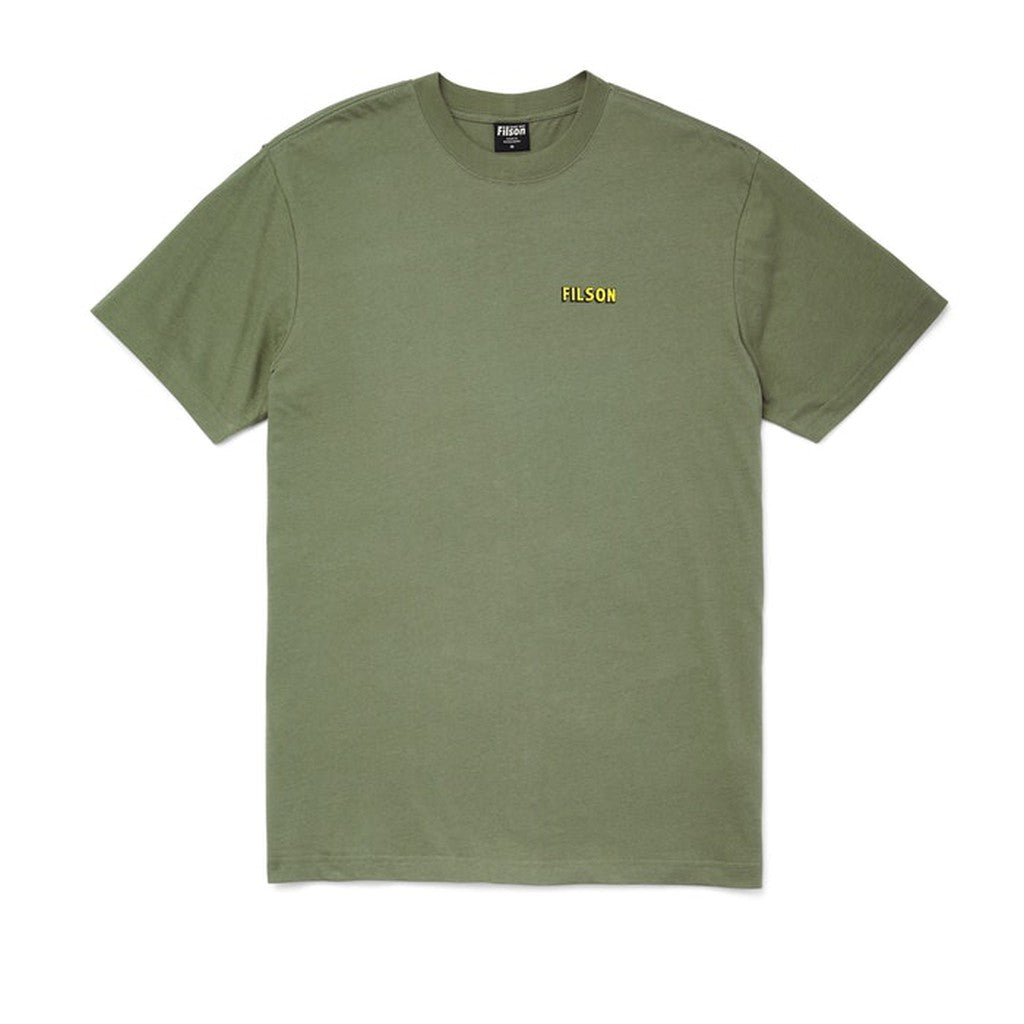 RANGER GRAPHIC T-SHIRT - Dusty Olive - Elk