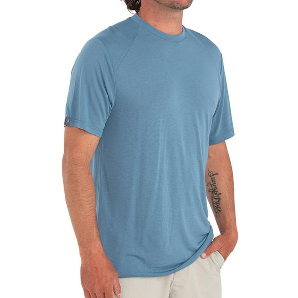 Men's Bamboo Lightweight Drifter Tee - Cape Blue