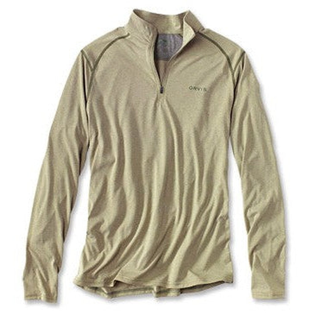 DRIRELEASE 1/4 ZIP L/S - Moss Green