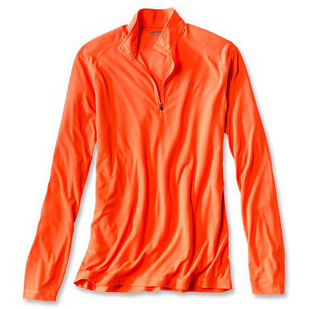 DRIRELEASE 1/4 ZIP L/S - Blaze Orange