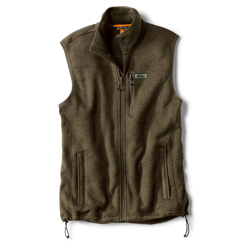 RECYCLED SWEATER FLEECE VEST - TARRAGON