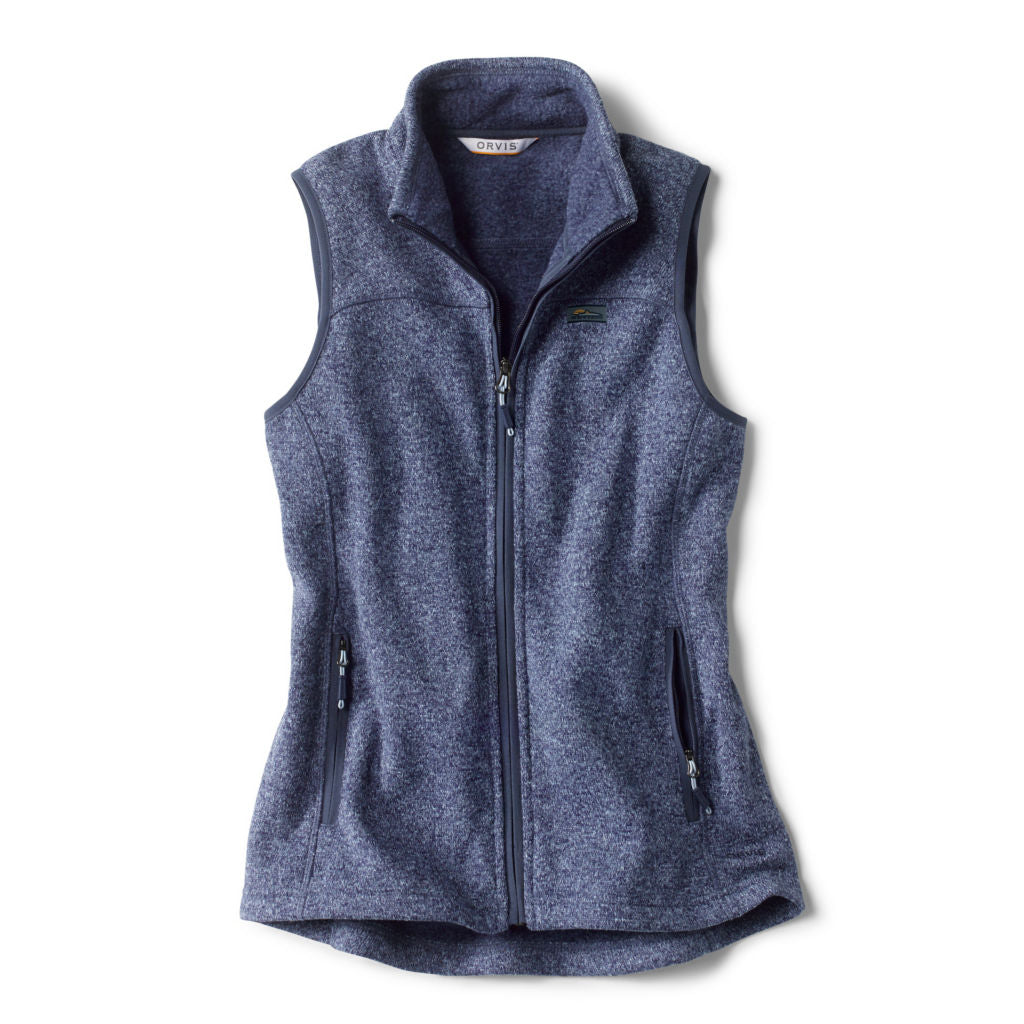 SWEATER FLEECE VEST - MIDNIGHT