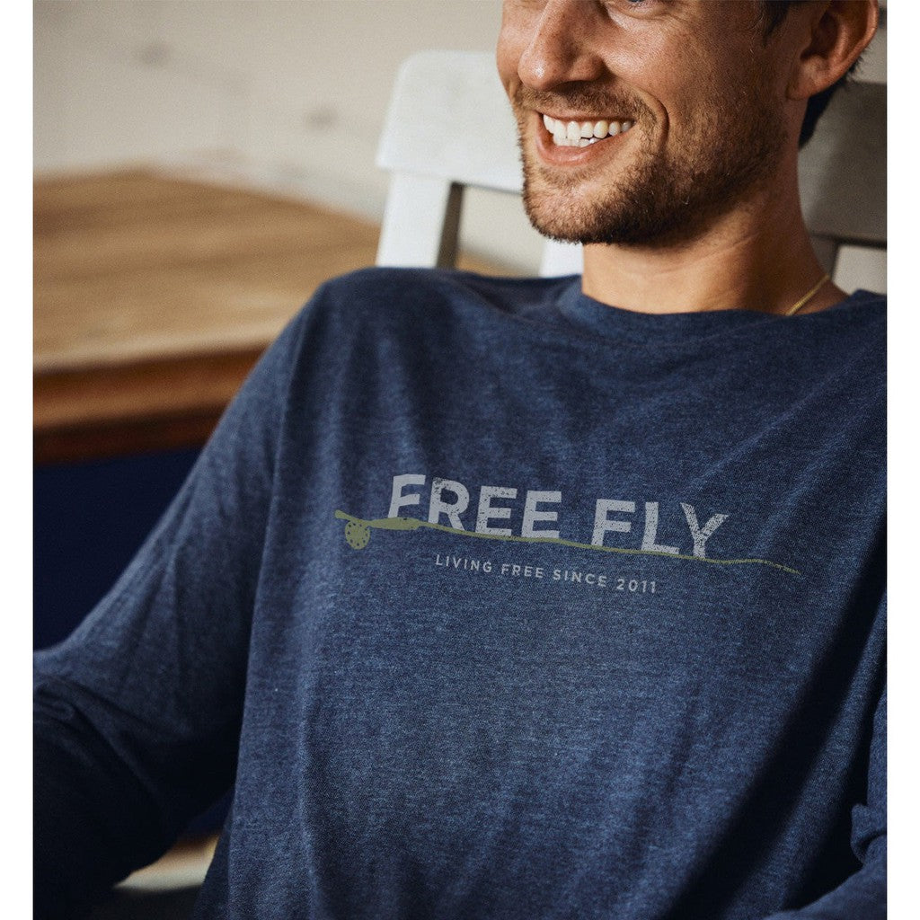 8 Weight Long Sleeve - Heather Charcoal