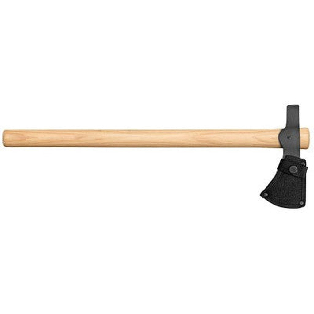 Cold Steel, Trail Hawk, Silver, Plain Edge, 1055 Carbon, 22" Natural Wood Handle