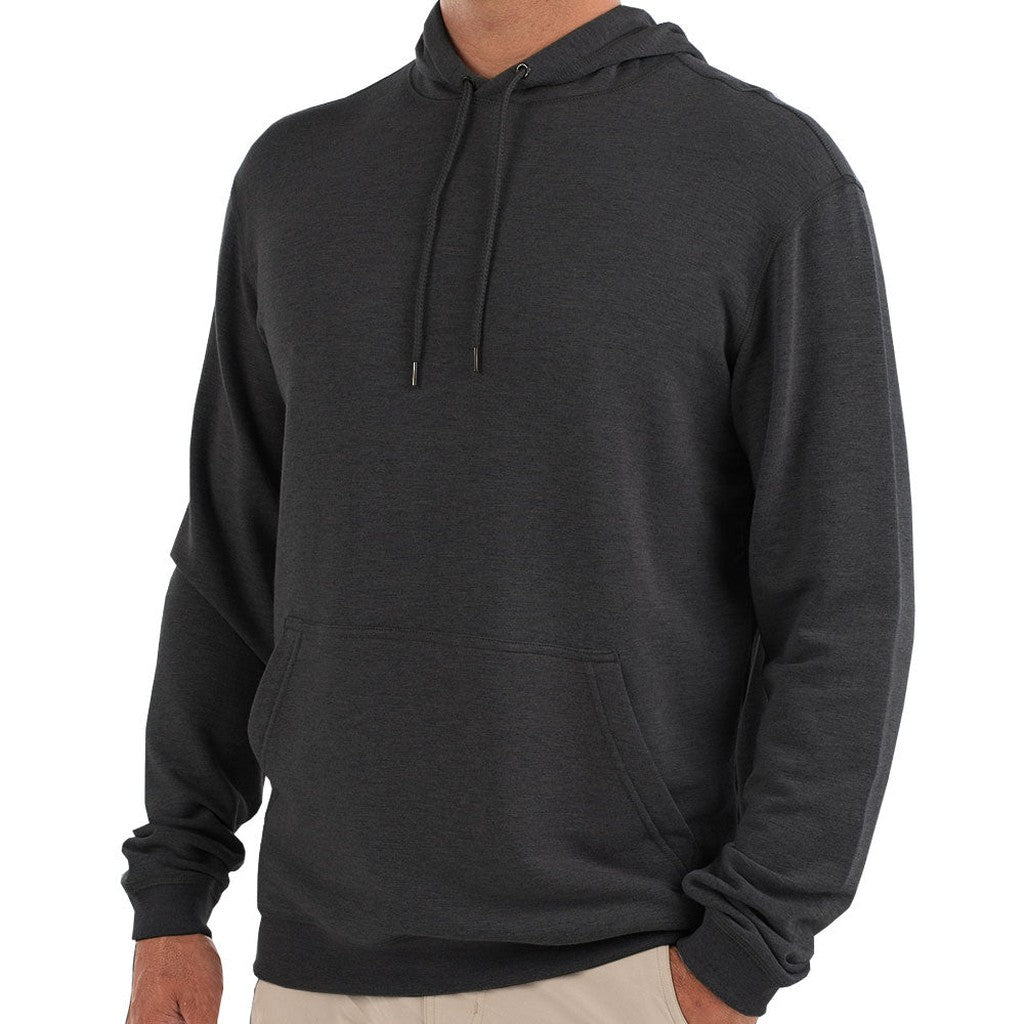 Men's Bamboo Fleece Pullover Hoody - Heather Black