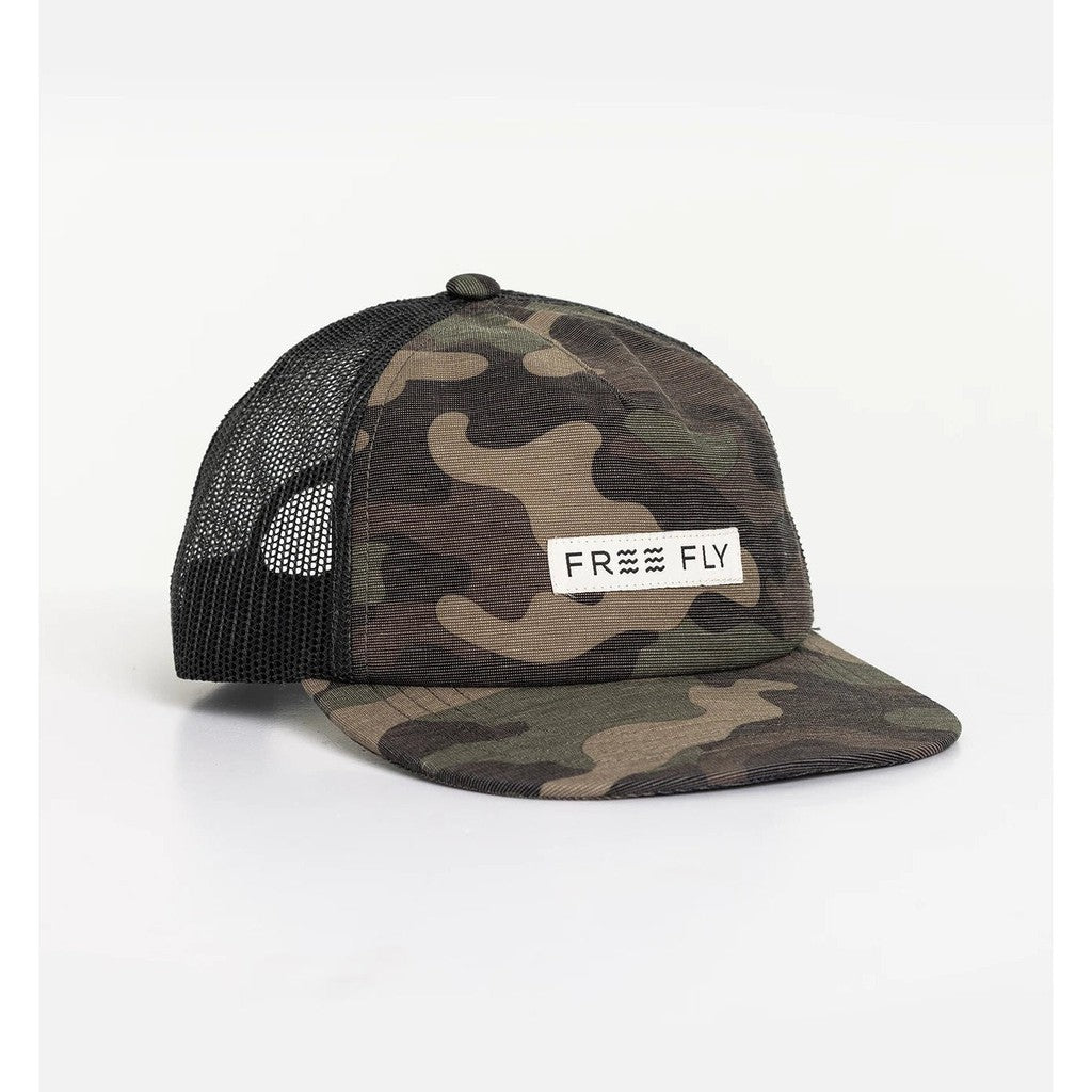 Reverb Packable Trucker Hat - Woodland Camo